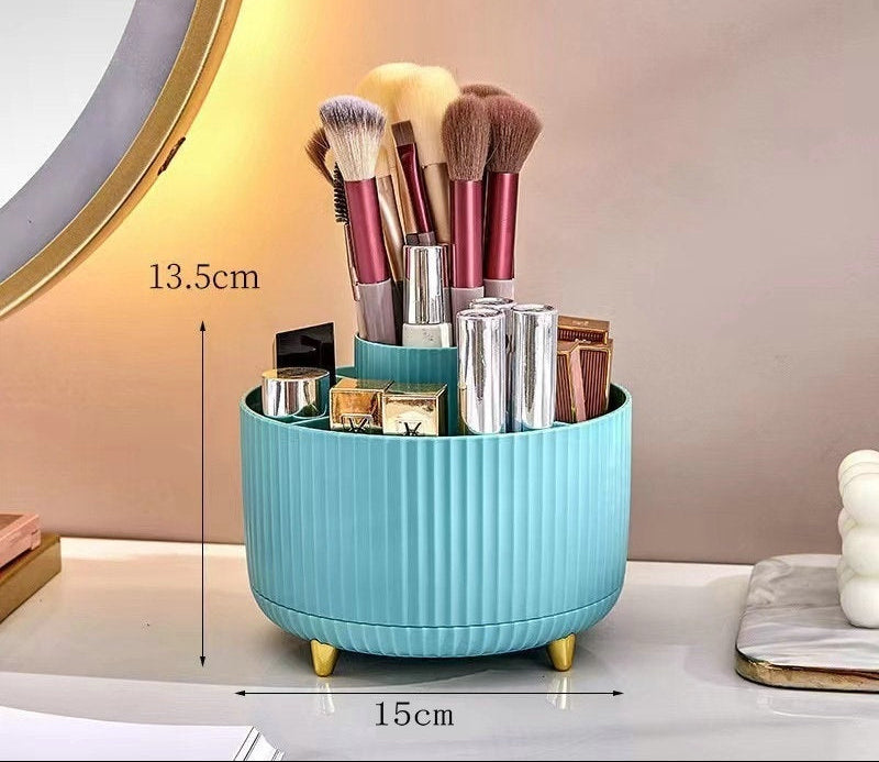 Organisateur de Maquillage Rotatif 360° – Élégance & Gain de Place 💄