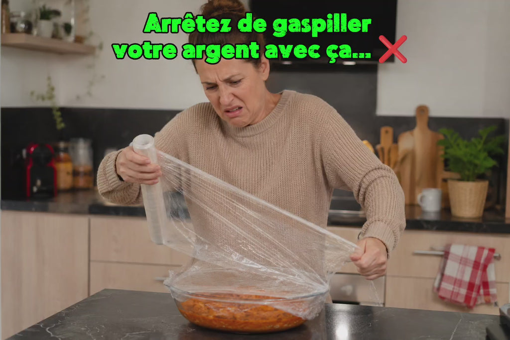 Couvercle en silicone extensible transparent vidéo