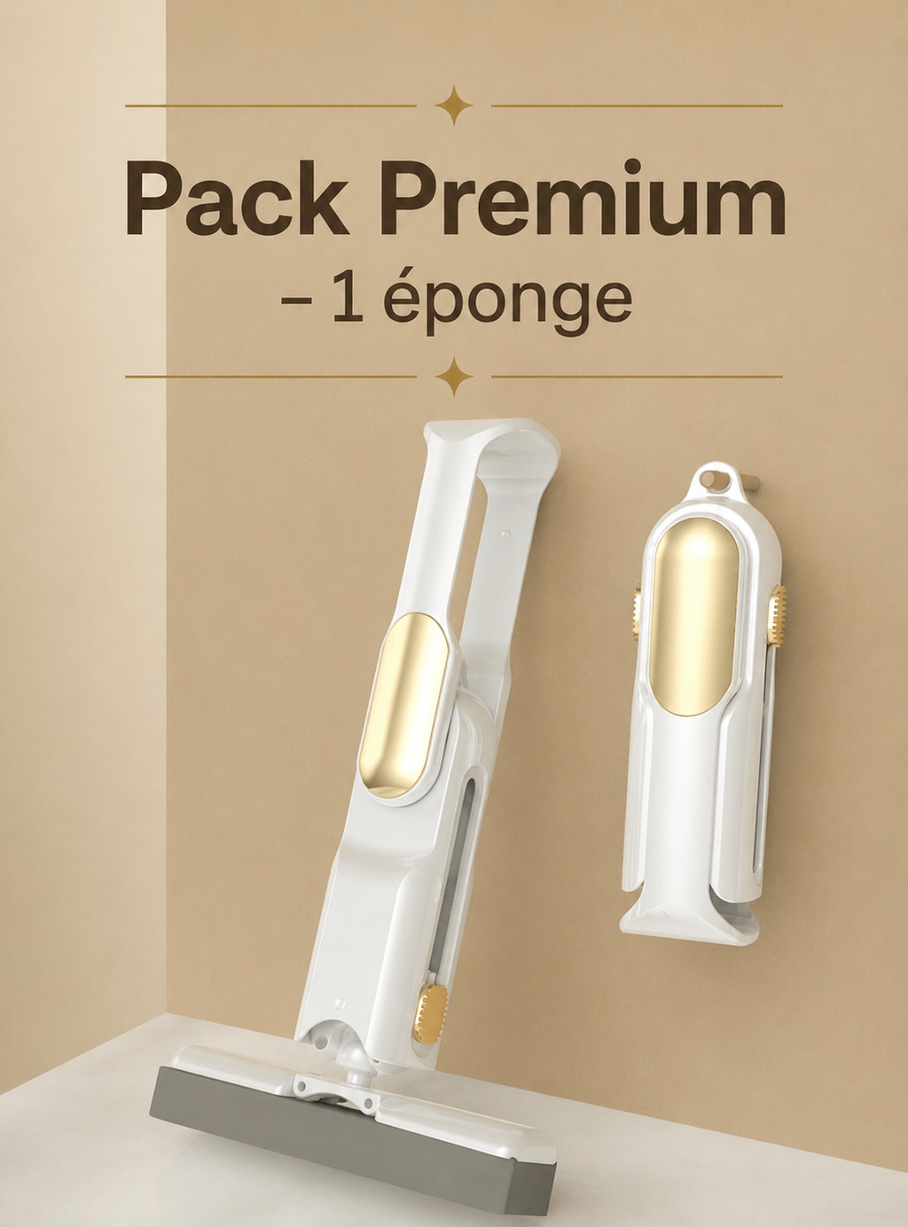 Mini Vadrouille Mains Libres - Design Premium Gold ✨